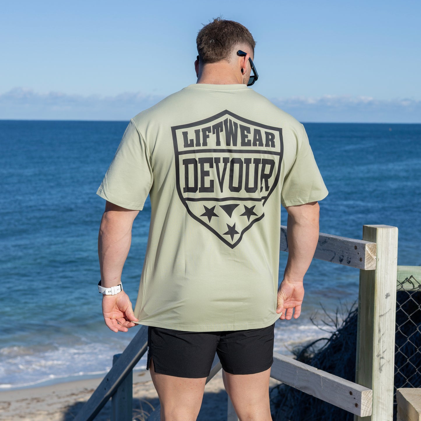 Devour Outlaw Tee Khaki Green