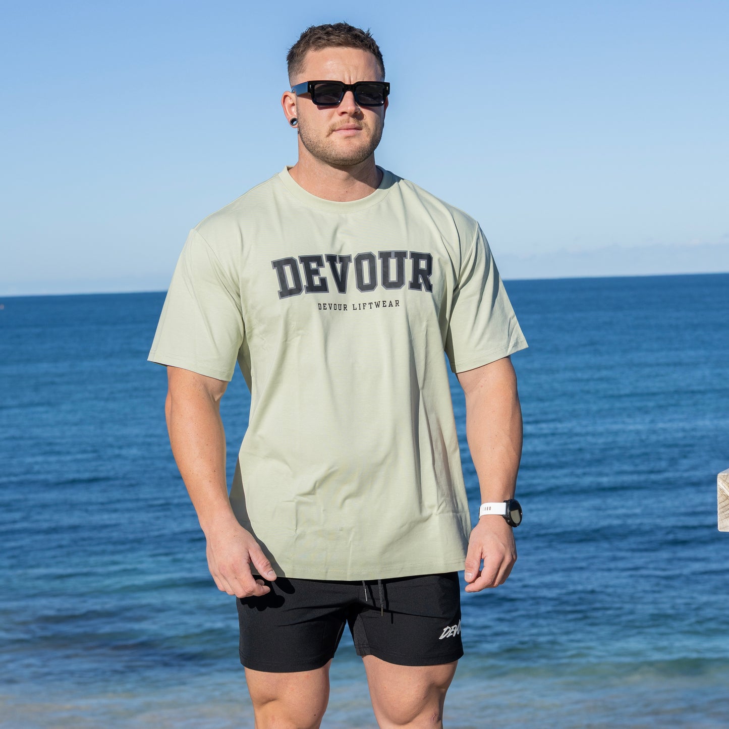 Devour Outlaw Tee Khaki Green