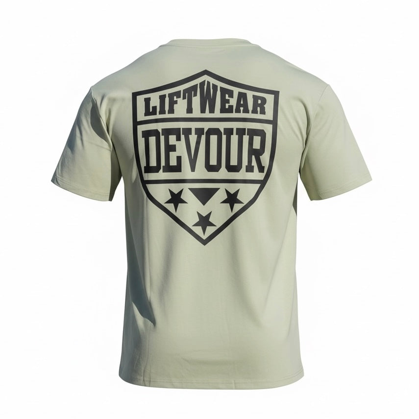 Devour Outlaw Tee Khaki Green