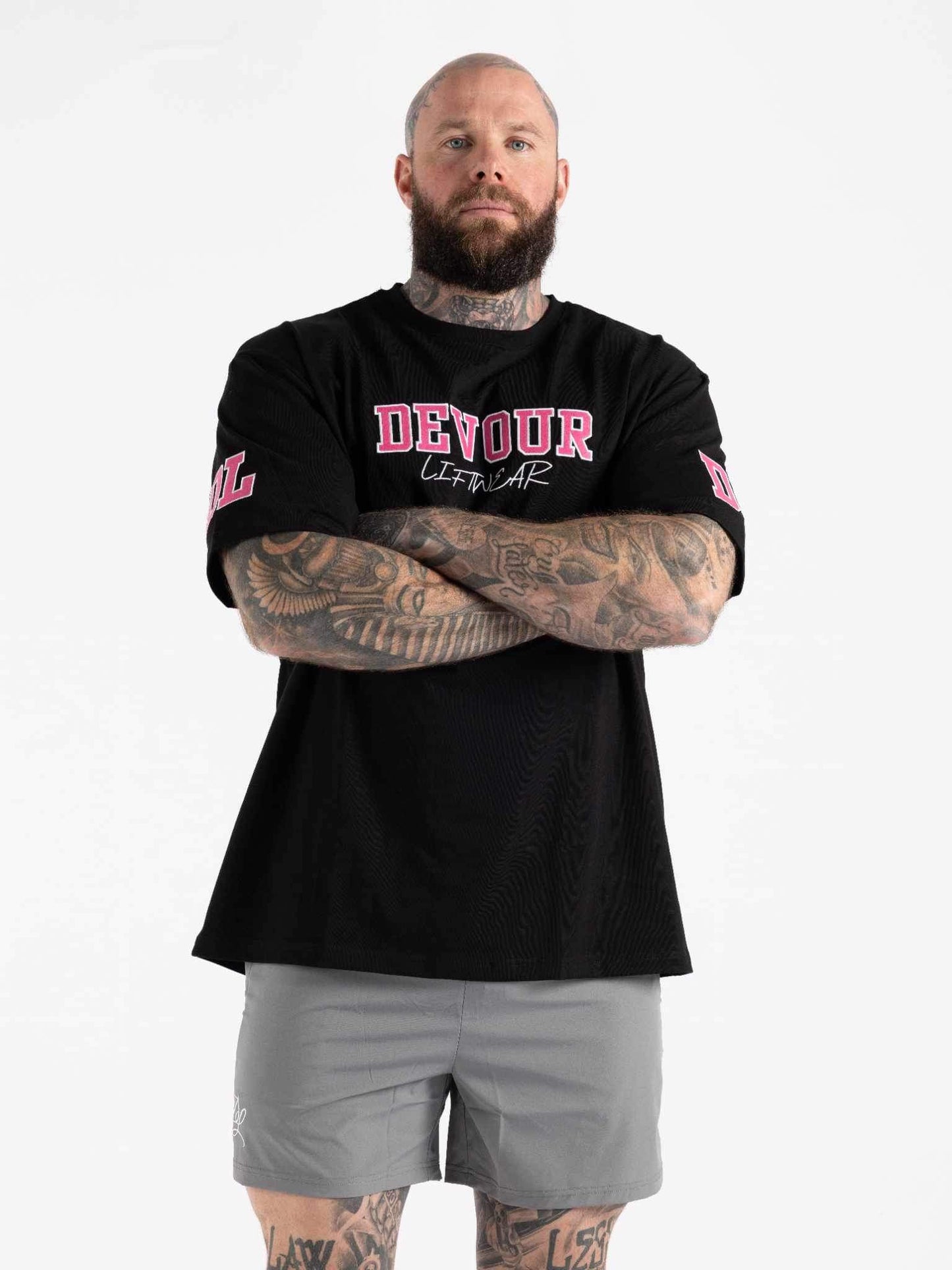 Devour Signature Oversized T Pink