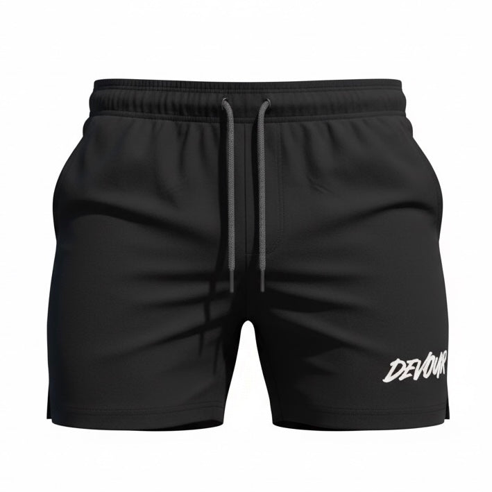 Devour Squat Shorts Black