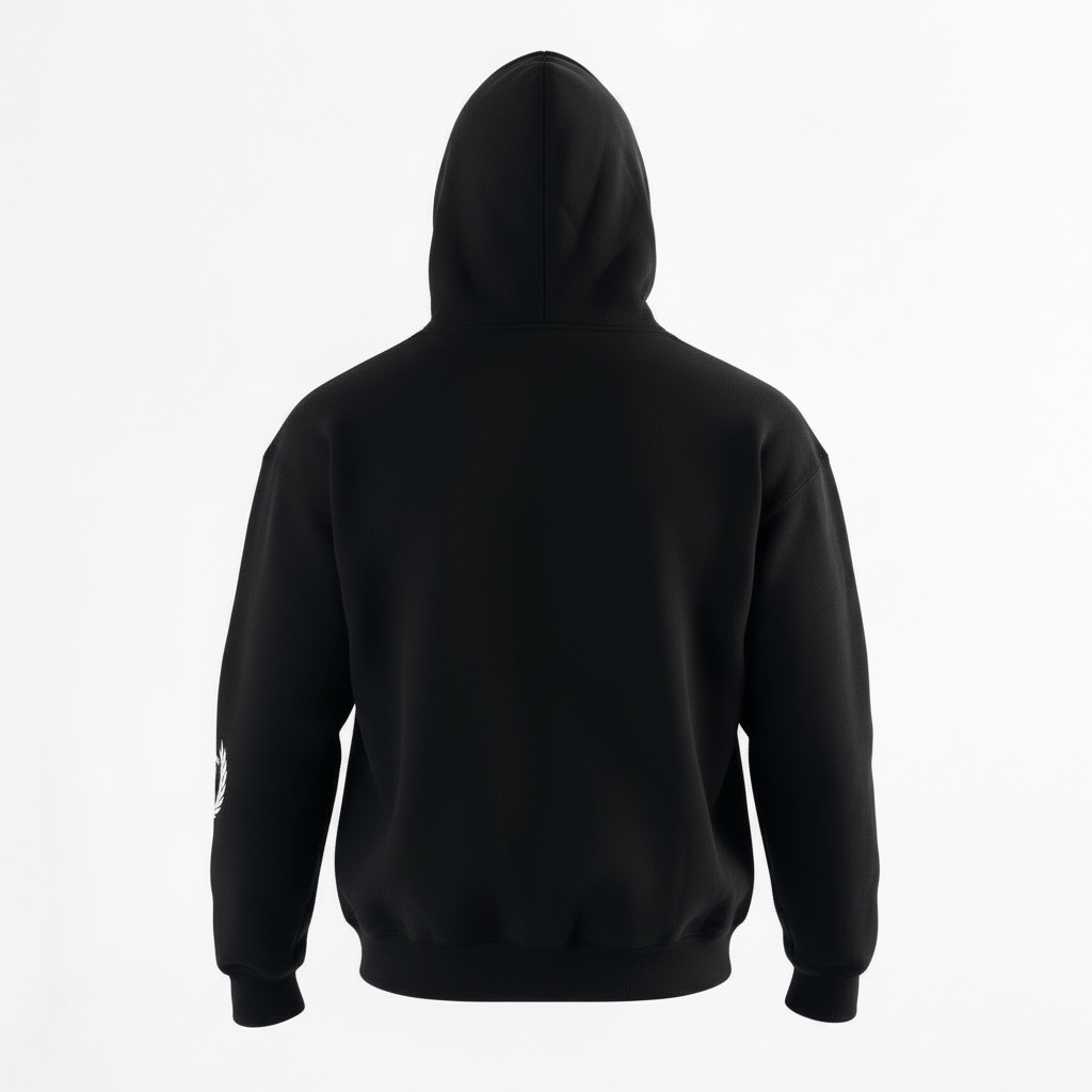 Oversized Hoodie Obsidian Black