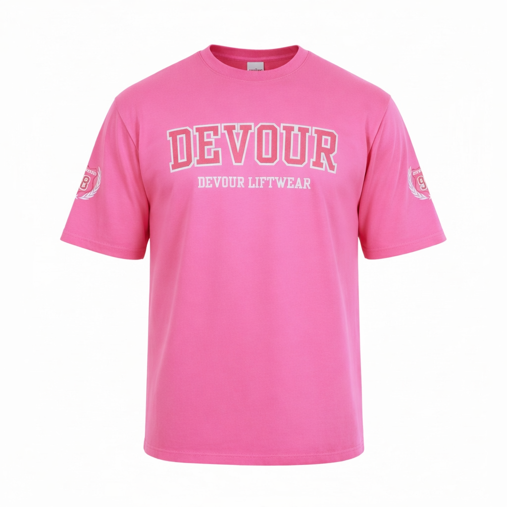 Devour Club Tee Pink